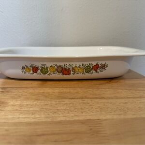 Corningware Baking Dish lasagna casserole roaster pan with spice of life Design